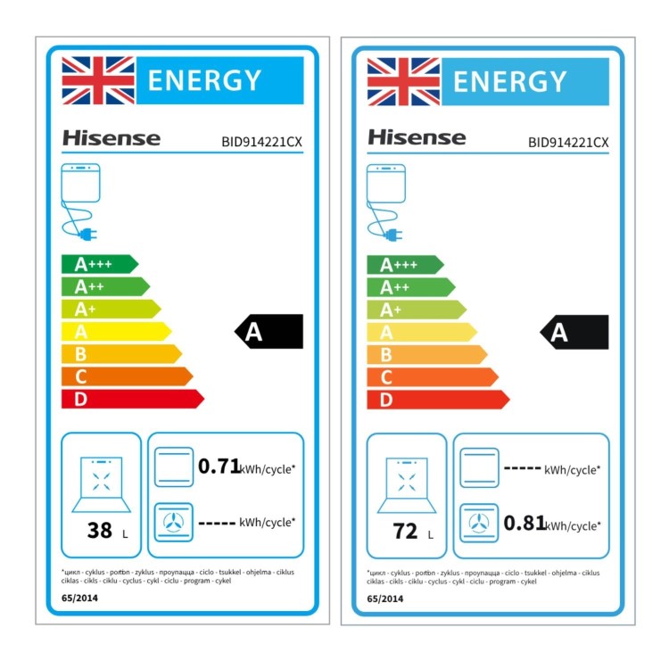 Hisense Hi6 Electric Built-In Double Oven - Stainless Steel