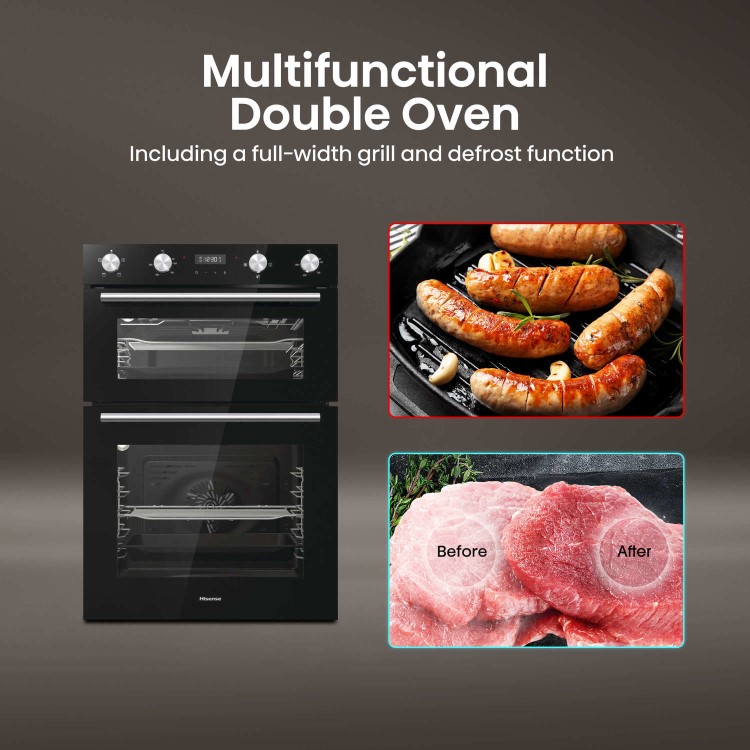 Hisense Electric Built-In Double Oven - Black