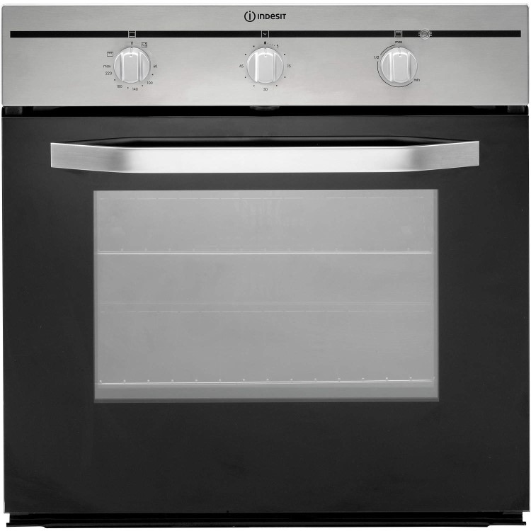 Indesit BIG51KAIXS 5 Function Electric Built-in Single Oven Stainless Steel