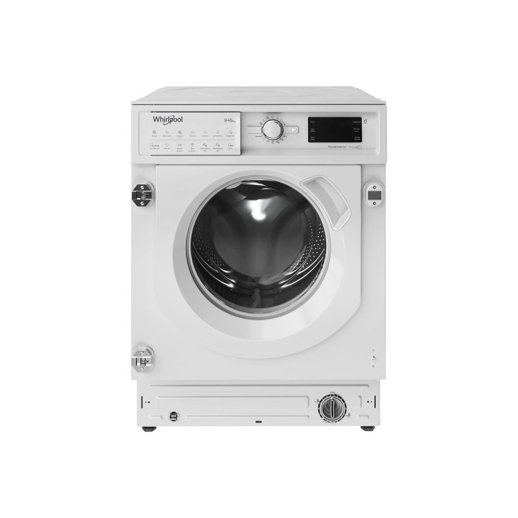 Whirlpool 6th sense 9kg Wash 6kg Dry 1400rpm Integrated Washer Dryer - White