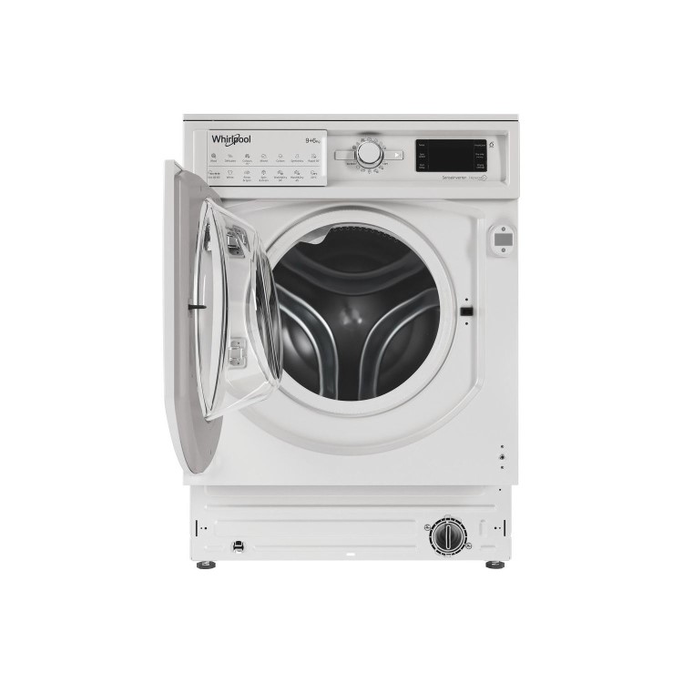 Whirlpool 6th sense 9kg Wash 6kg Dry 1400rpm Integrated Washer Dryer - White