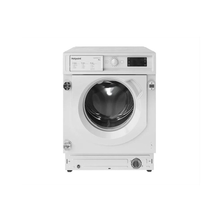 Hotpoint Anti-stain 8kg 1400rpm Integrated Washing Machine - White