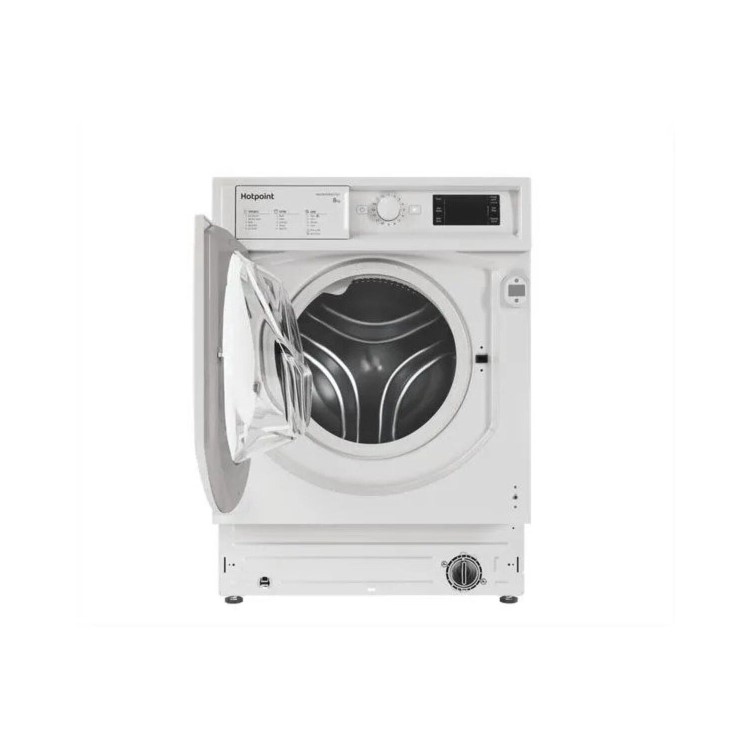 Hotpoint Anti-stain 8kg 1400rpm Integrated Washing Machine - White