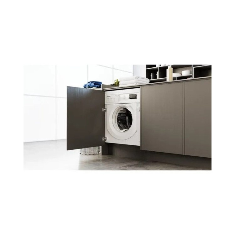 Hotpoint Anti-stain 8kg 1400rpm Integrated Washing Machine - White