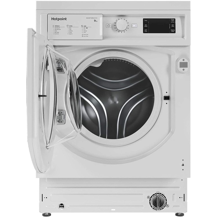 Hotpoint Anti-stain 9kg 1400rpm Integrated Washing Machine - White