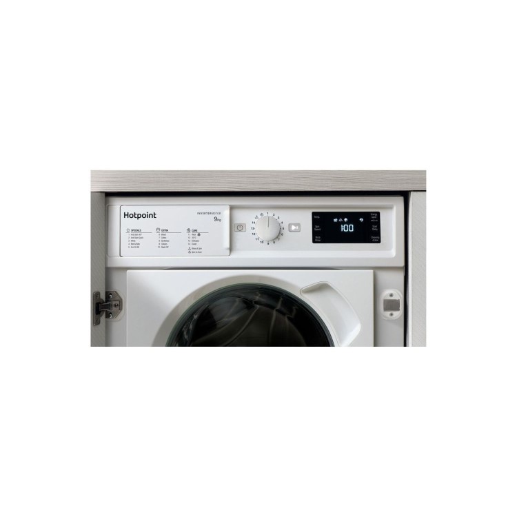 Hotpoint 9kg 1400rpm Integrated Washing Machine - White