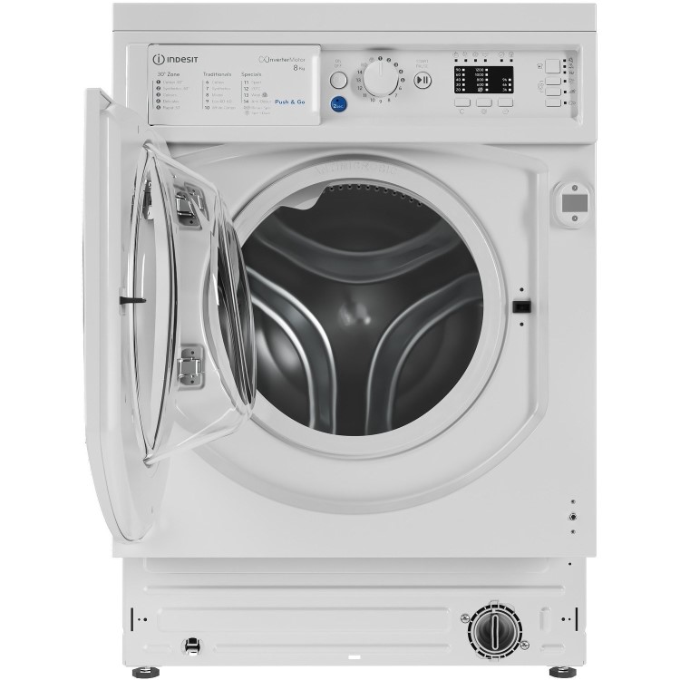 Indesit Ecotime 8kg 1200rpm Integrated Washing Machine - White