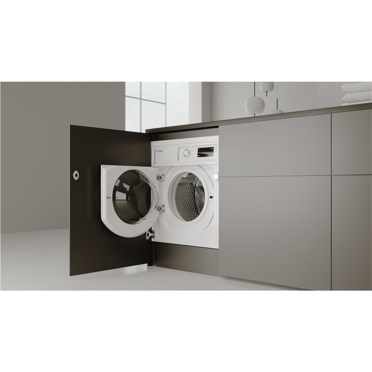 Whirlpool 6th sense 9kg 1400rpm Integrated Washing Machine - White