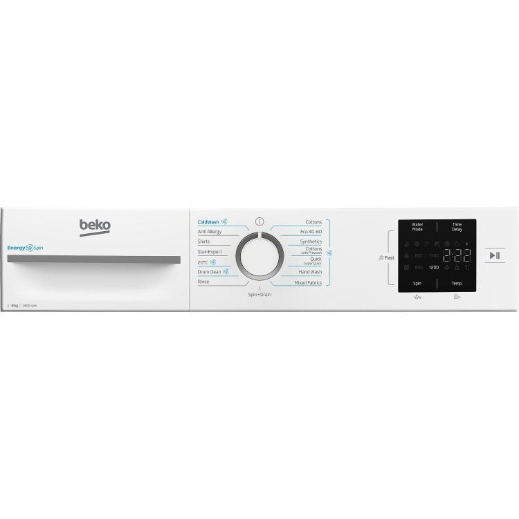 Beko 8kg 1400rpm Washing Machine - White