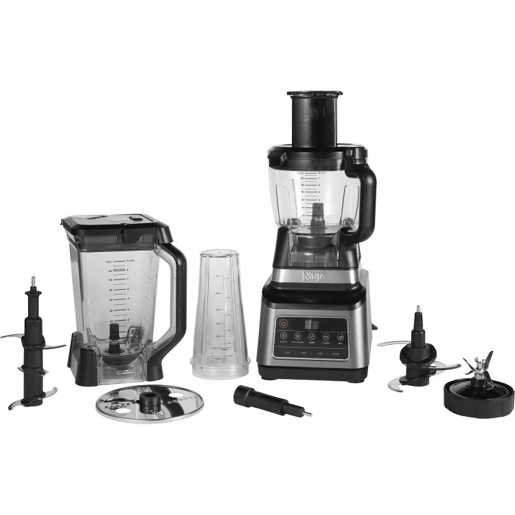 Ninja 3-in-1 Food Processor Blender and Smoothie Maker - Grey