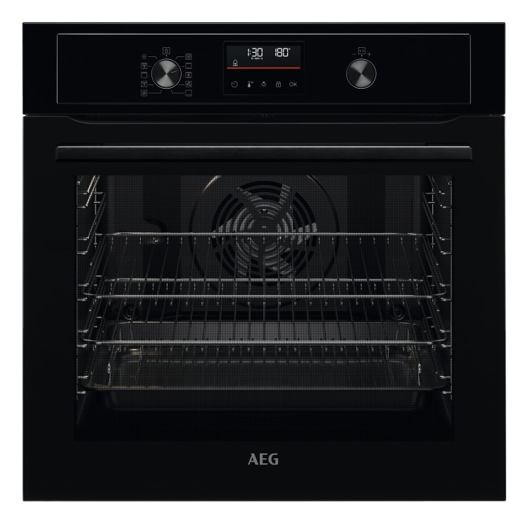 AEG 6000 Series Self-Cleaning Electric Single Oven - Black