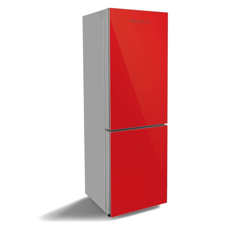 Baumatic BRCF1860RGL 320 Litre Freestanding Fridge Freezer - Red