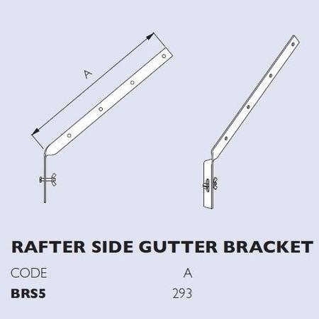 EASY Ivory large plastic CCTV mounting bracket standard screw thread