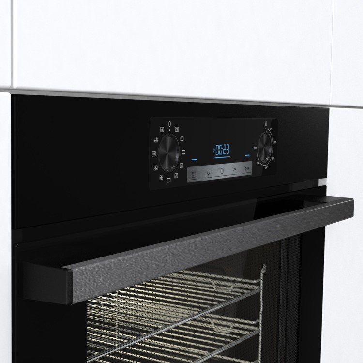 Hisense Electric Single Oven with Pyrolytic Cleaning - Black