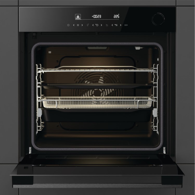 Hisense Digital Electric Self Cleaning Single Oven - Black