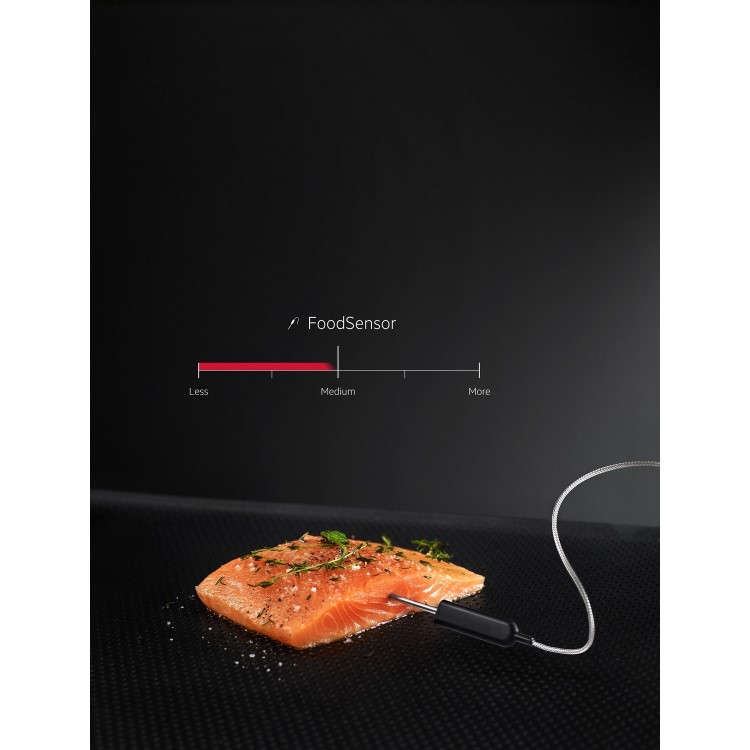 AEG 7000 Series SteamCrisp Pyrolytic Self-Cleaning Digital Electric Single Oven with Food Probe - Stainless Steel