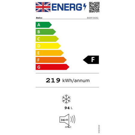 Beko 87 Litre Under Counter Integrated Freezer