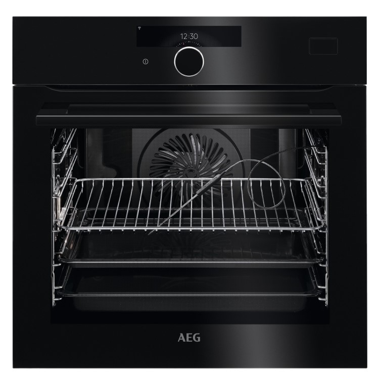 Refurbished AEG 7000 BSK978330B 60cm Single Built In Electric Oven Black