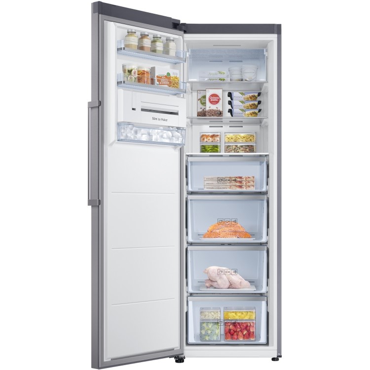 Refurbished Samsung RZ32M7125SA Freestanding 315 Litre Upright Freezer Grey