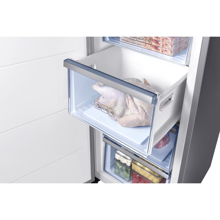 Refurbished Samsung RZ32M7125SA Freestanding 315 Litre Upright Freezer Grey