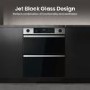 Hisense Hi6 Electric Built Under Double Oven - Stainless Steel