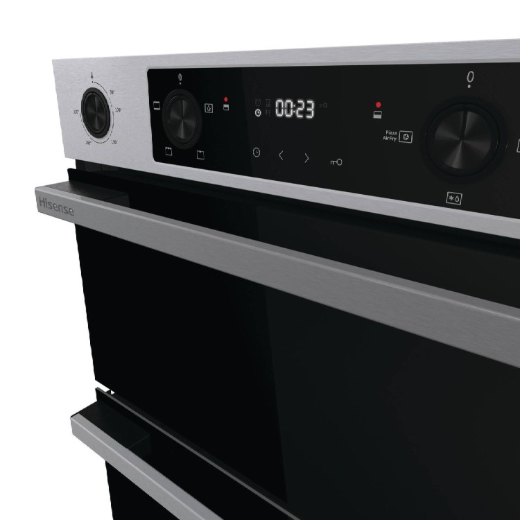 Hisense Hi6 Electric Built Under Double Oven - Stainless Steel