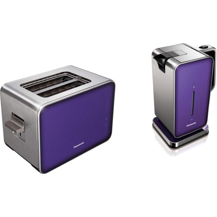 Panasonic Purple Kettle And Toaster Bundle