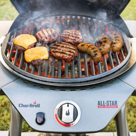 Char-Broil All-Star 120 Ultimate Bundle - Single Burner Gas BBQ with Cover & Accessories