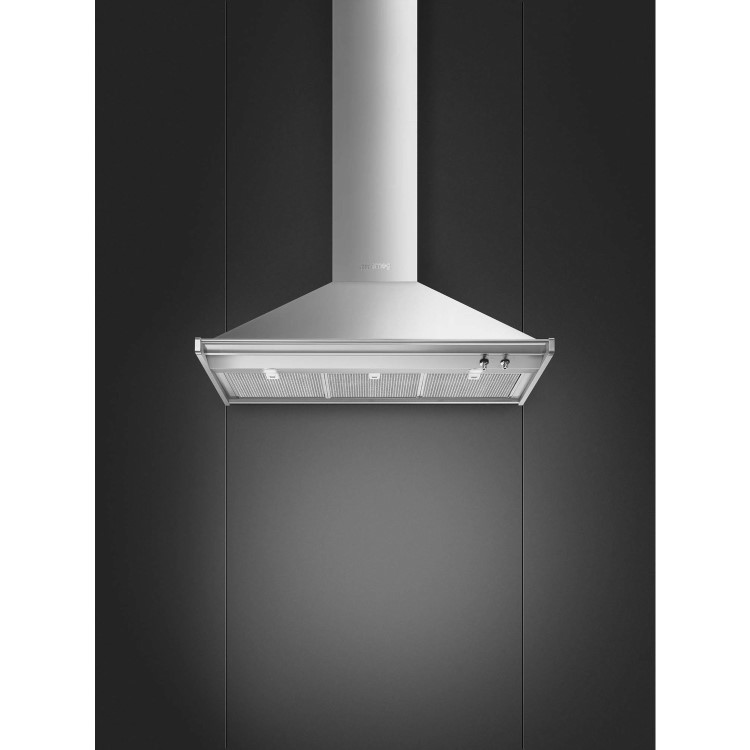 Smeg Opera 100cm Chimney Cooker Hood - Stainless Steel