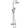 Gunmetal Grey Shower Bath and Basin Tap Set - Arissa