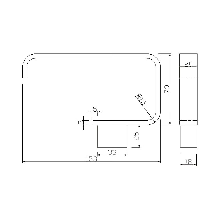 Chrome 5 Piece Bathroom Accessory Set - Arissa