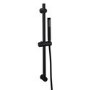 Black Triple Outlet Wall Mounted Mixer Shower Set With Hand Shower and Bath Filler Spout - Arissa