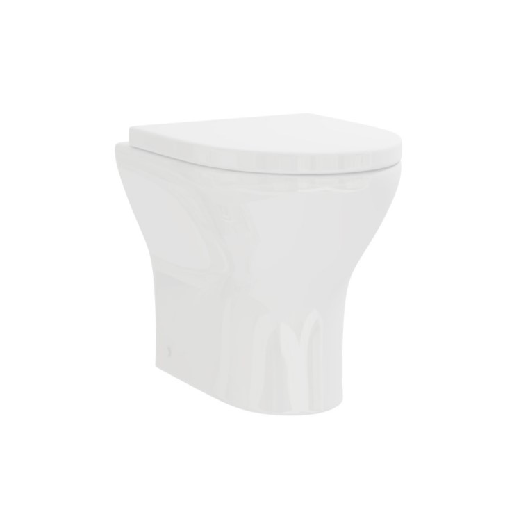 Back to Wall Toilet with Soft Close Seat - Portland