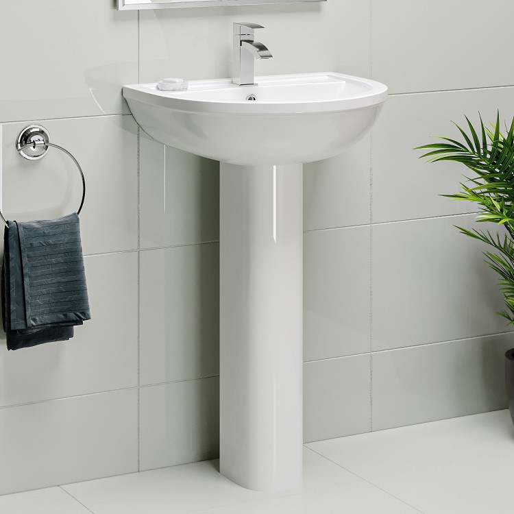 1600mm Straight Bath Suite with Toilet Basin & Panels - Addison