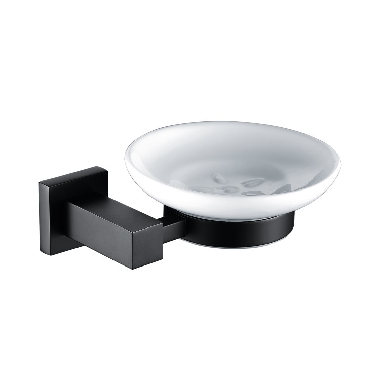 Arissa Matt Black Soap Dish