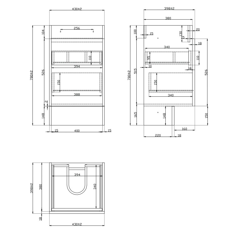 900mm White Toilet and Sink Unit Left Hand with Square Toilet- Agora