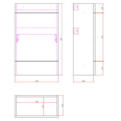 900mm White Toilet and Sink Unit Left Hand with Round Toilet - Agora