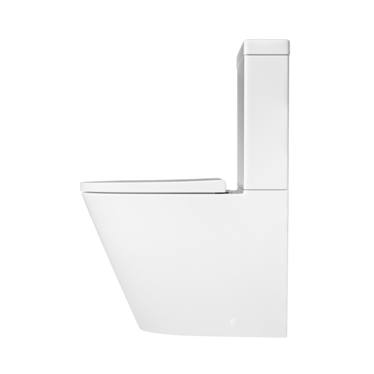 Close Coupled Rimless Toilet with Soft Close Seat - Newport