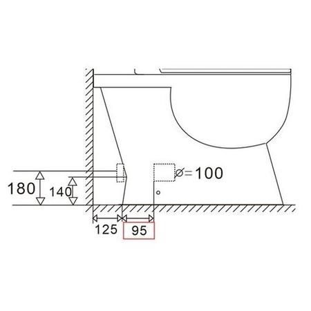 Grade A1 - Close Coupled Rimless Short Projection Toilet with Slim Soft Close Seat - Venice