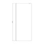 1400x900mm Frameless Wet Room Shower Screen with Shower Tray - Corvus