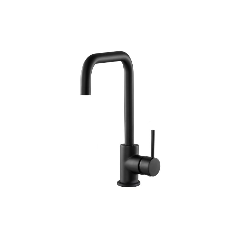 1 Bowl Amelia Reversible Composite Kitchen Sink & Elwood Black Kitchen Mixer Tap