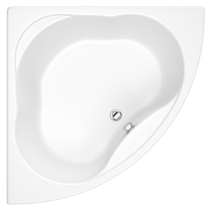 Aubin Corner Bath with Bath Panel - 1350mm x 1350mm