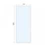 1400x800mm Nickel Wet Room Shower Screen Enclosure - Live Your Colour