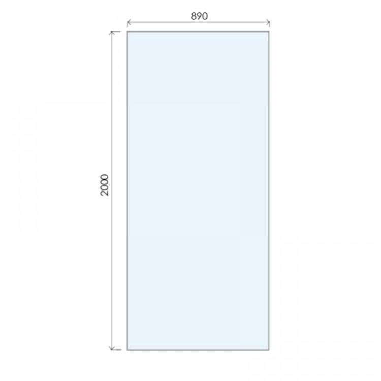 1400x900mm Bronze Walk In Shower Enclosure with Flipper Panel - Live Your Colour