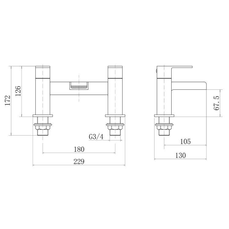 GRADE A1 - Quadra Bath Filler