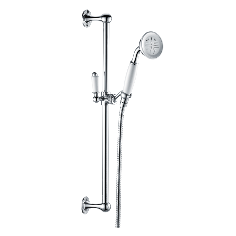 Chrome Single Outlet  Thermostatic Mixer Shower Set with Hand Shower - Cambridge