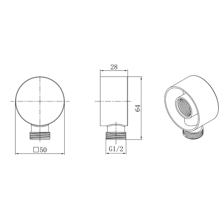 Chrome Dual Outlet Ceiling Mounted Thermostatic Mixer Shower Set with Hand Shower - Cambridge