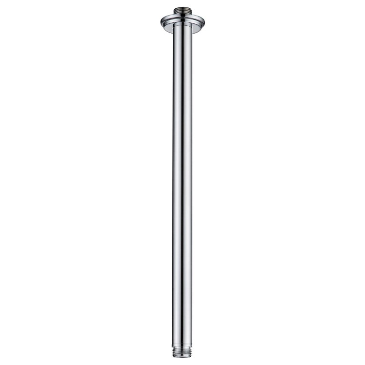 Chrome Dual Outlet Ceiling Mounted Thermostatic Mixer Shower Set with Hand Shower - Cambridge