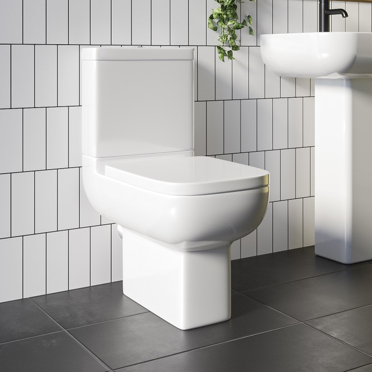 Close Coupled Toilet with Soft Close Seat - Seren