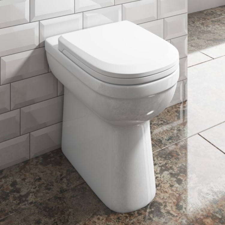 Back to Wall Comfort Height Toilet with Soft Close Seat - Addison